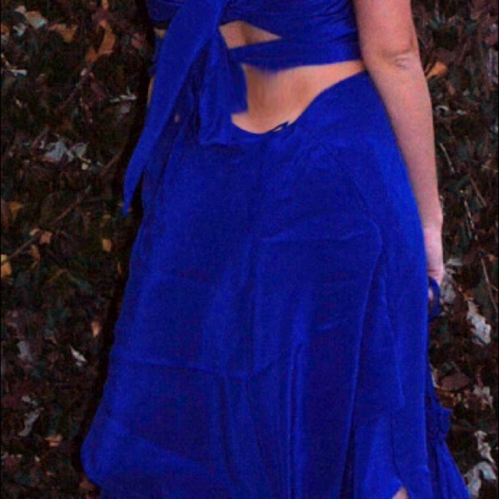 Candice Held Sapphire Ebony Dress Size 2